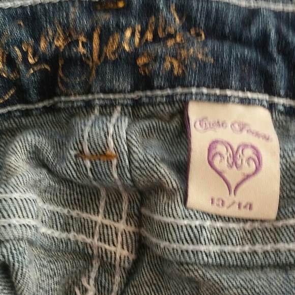 Bling distressed jeans 13/14 - Picture 4 of 4